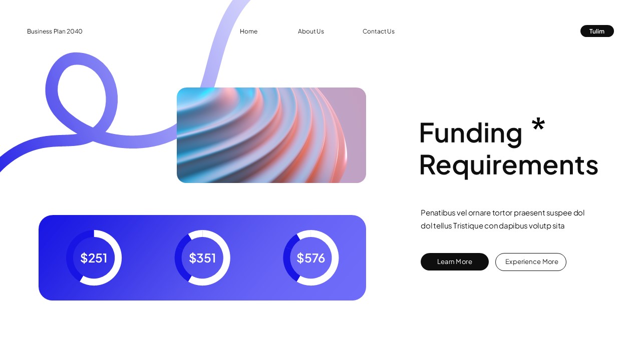 White Blue Modern UI UX Business Plan Presentation, Presentation Templates