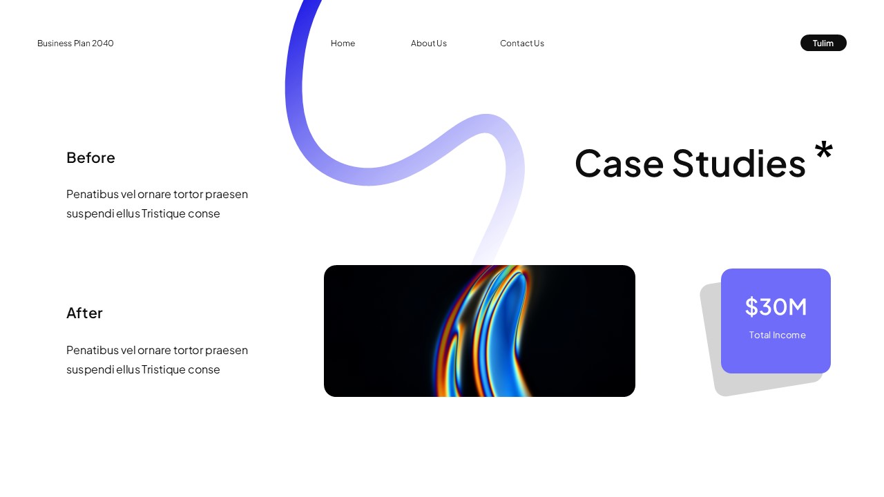White Blue Modern UI UX Business Plan Presentation, Presentation Templates
