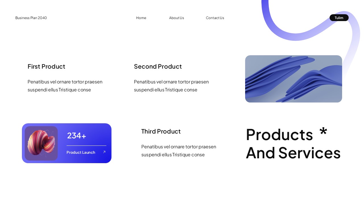 White Blue Modern UI UX Business Plan Presentation, Presentation Templates