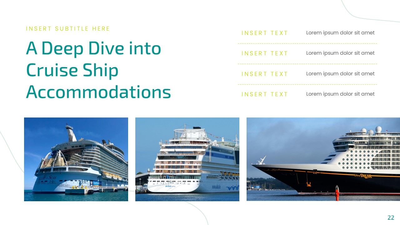 Pesiyar - Cruise Ship Presentation Template, Presentation Templates