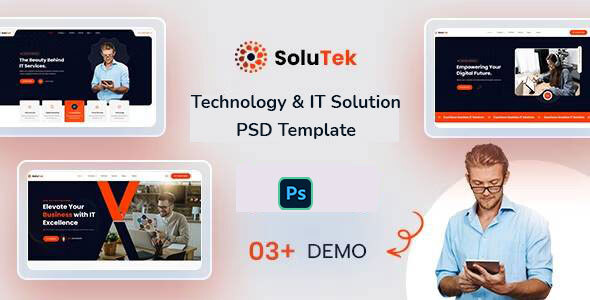 Solutek - Technology & IT Solution PSD Template