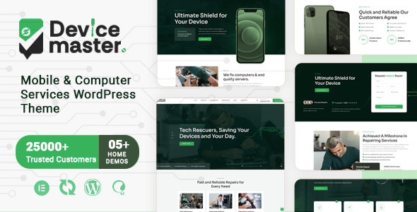 Devicemaster – Mobile & Computer Repair Services WordPress Theme