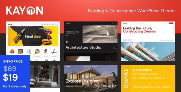 Kayon – Building & Construction WordPress Theme