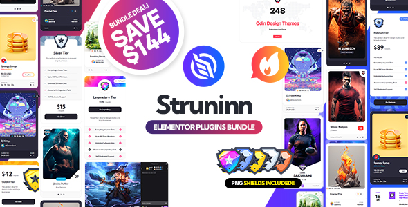 Struninn  Elementor Plugins Bundle