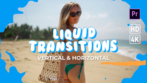 Liquid Transitions - Premiere Pro Premiere Pro template preview