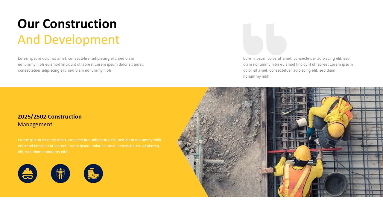 Builder - Construction PowerPoint Presentation Template, Presentation ...