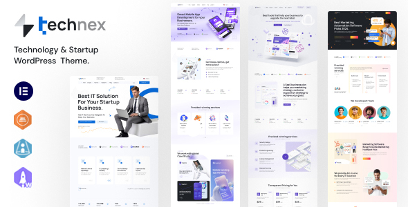 Technex – Technology & Software WordPress Elementor Theme