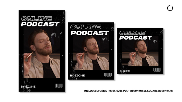 Instagram Podcast Intro | AE Titles template preview