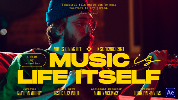 Artistic Cinematic Titles Titles template preview