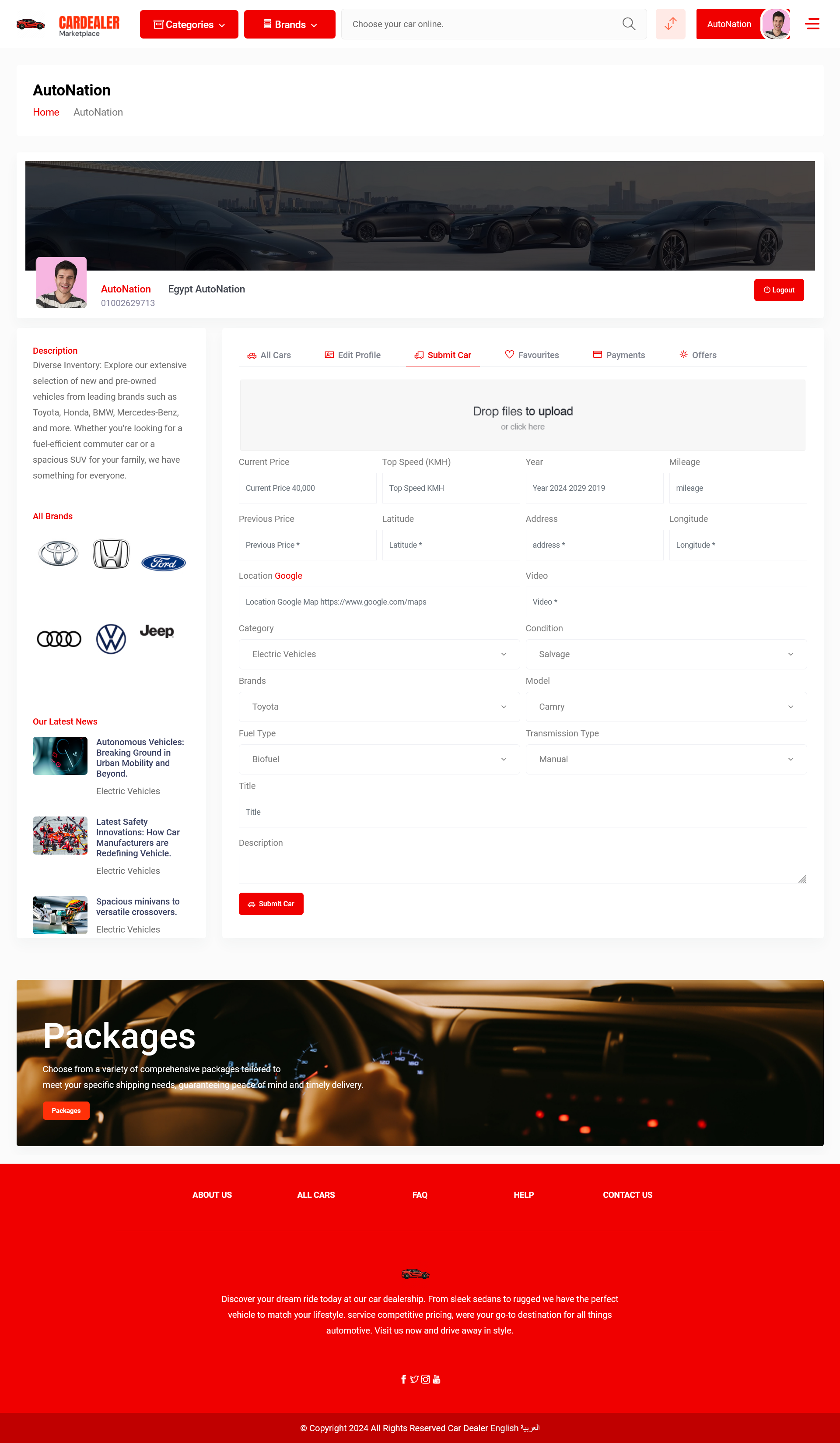 CarDealer – Buy Sell Car Marketplace Script Theme by Meteros | CodeCanyon