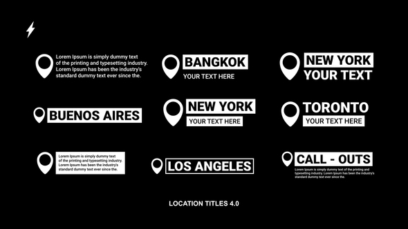 Location Titles | AE Titles template preview