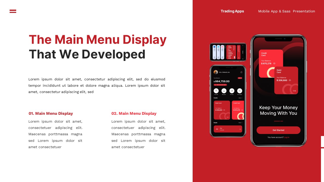 Trading Apps - Mobile App & Saas Powerpoint Templates, Presentation ...