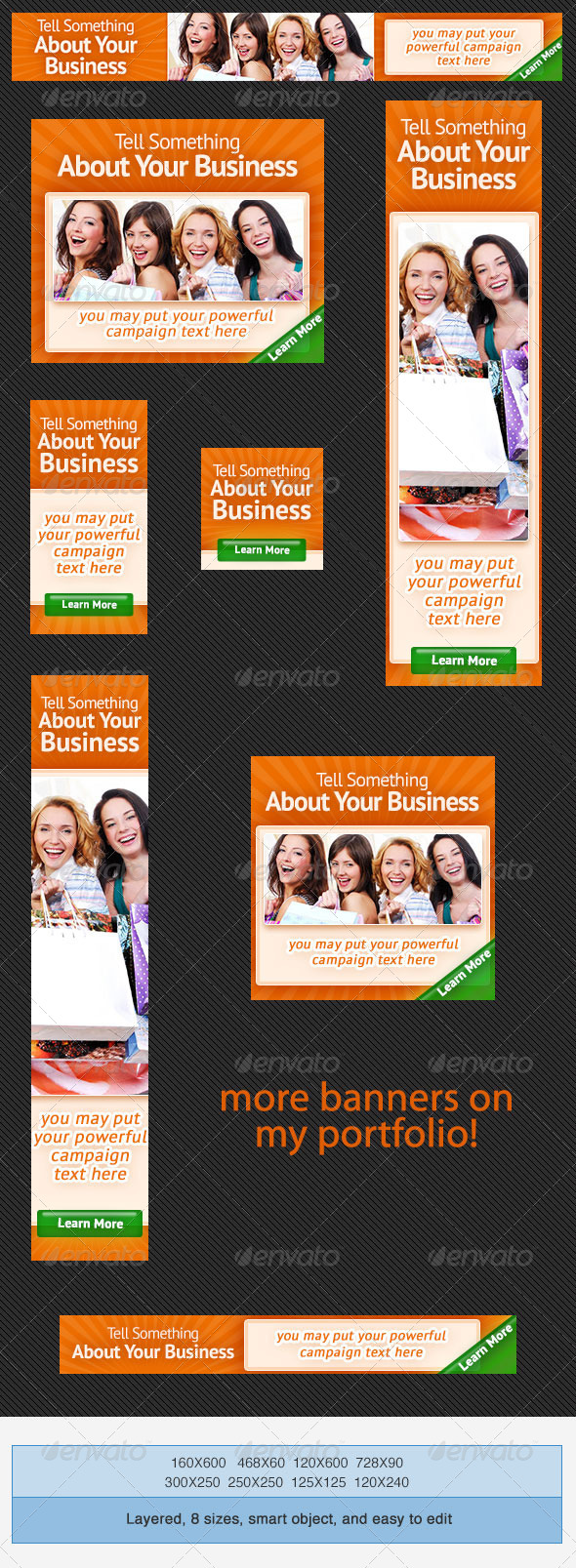 Multipurpose Banner Ad Set - Banners & Ads Web Elements
