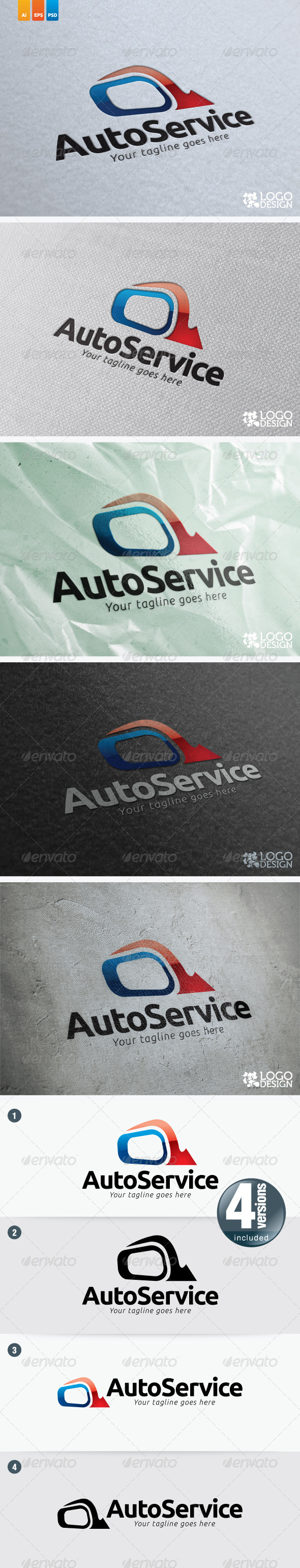 Auto Service - Objects Logo Templates