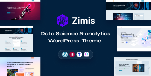 Zimis – Data Science & Analytics WordPress Theme