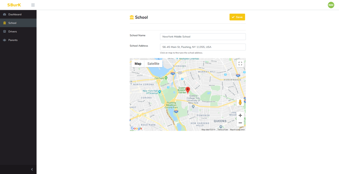 SBurK - School Bus Tracker - Two Android Apps + Backend + Admin panels ...
