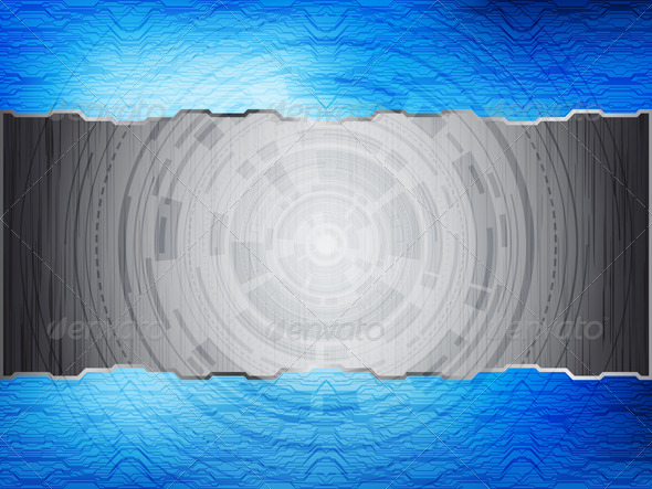 Modern Technology Theme Background - Technology Conceptual