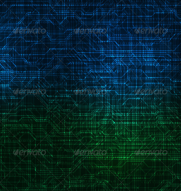 Modern Technology Theme Background - Technology Conceptual