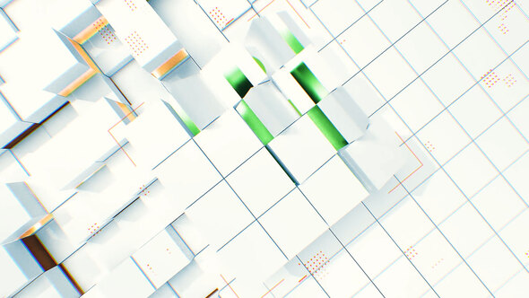 Neat Cubes Logo Openers template preview