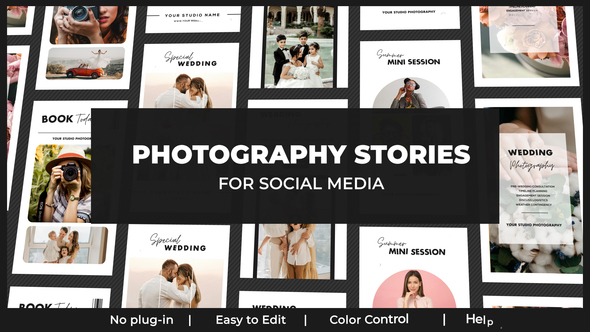 Photography Instagram Stories Product Promo template preview