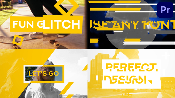 Fun Glitch for Premiere Pro Premiere Pro template preview