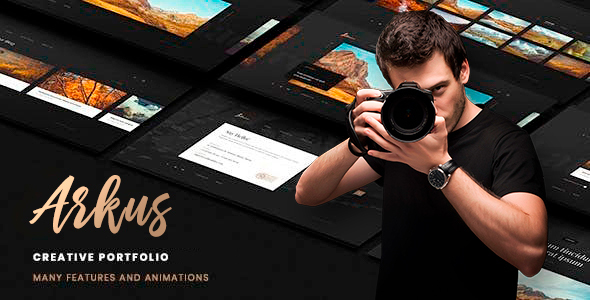 Arkus - Photography Portfolio WordPress Theme