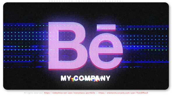 Aberration Twitch - Logo Reveal Logo Stings template preview