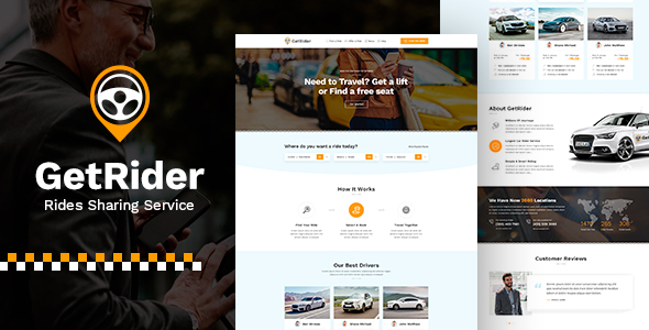 Getrider -  Car Hire HTML Template