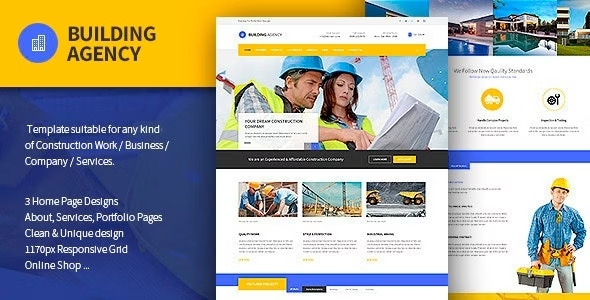 Building Agency - Construction HTML Template