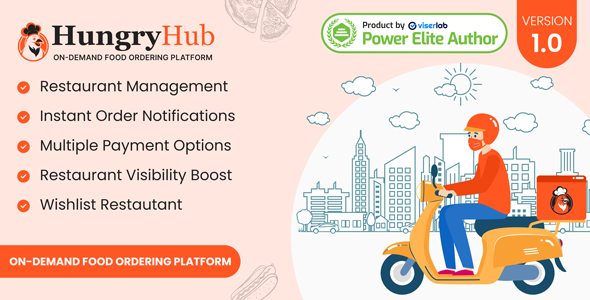 HungryHub - On Demand Food Ordering Platform