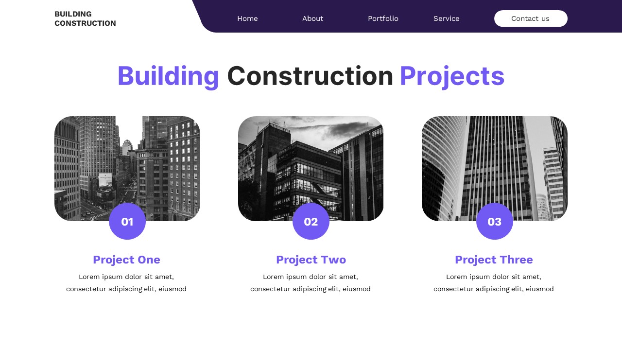Building Construction - Building Google Slide Templates, Presentation ...