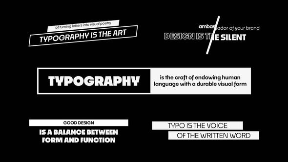 Text Animation Titles template preview