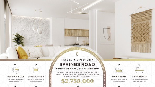 Real Estate Elite Agency Product Promo template preview