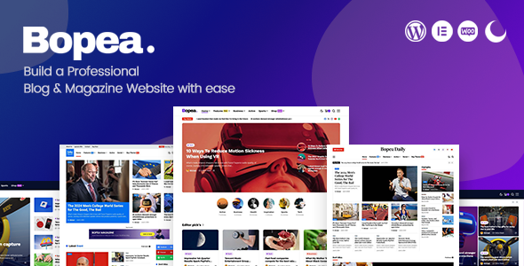 Bopea - Newspaper & MagazineTheme