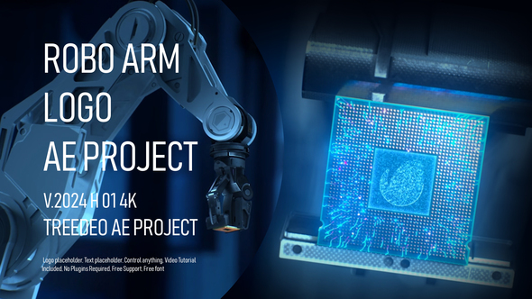 Robot Logo Reveal Logo Stings template preview