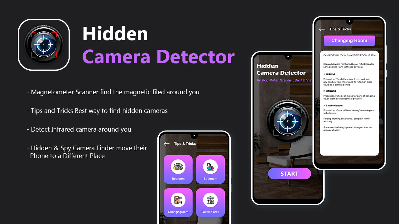 Anti Spy Ios Hidden Camera Detector HOCO GM231 Anti-Spy Camera