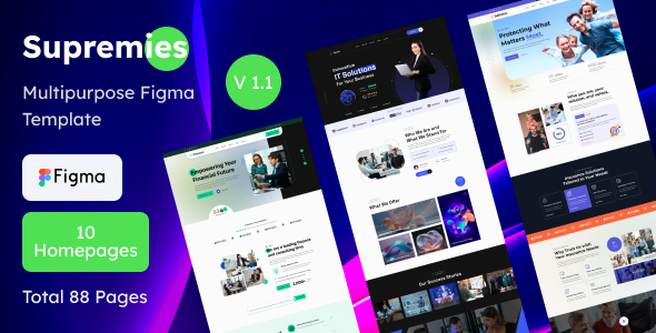 Supremies - Multipurpose Figma Template