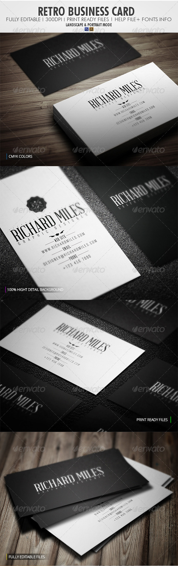 Retro Business Card - Retro/Vintage Business Cards