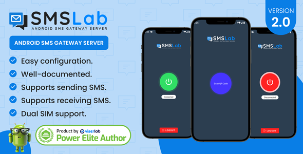 SMSLab - Android Bulk Messaging Gateway Server