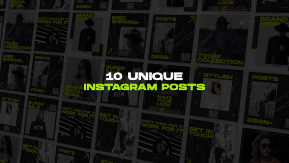 Instagram Posts Pack 2 Product Promo template preview