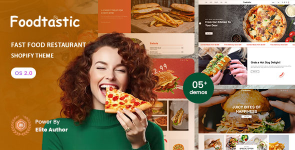 Foodtastic – Fast Food Restaurant Shopify 2.0 Theme