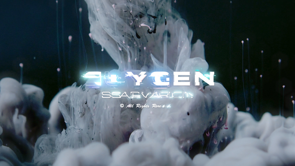 Glitch Text Animation Premiere Pro template preview