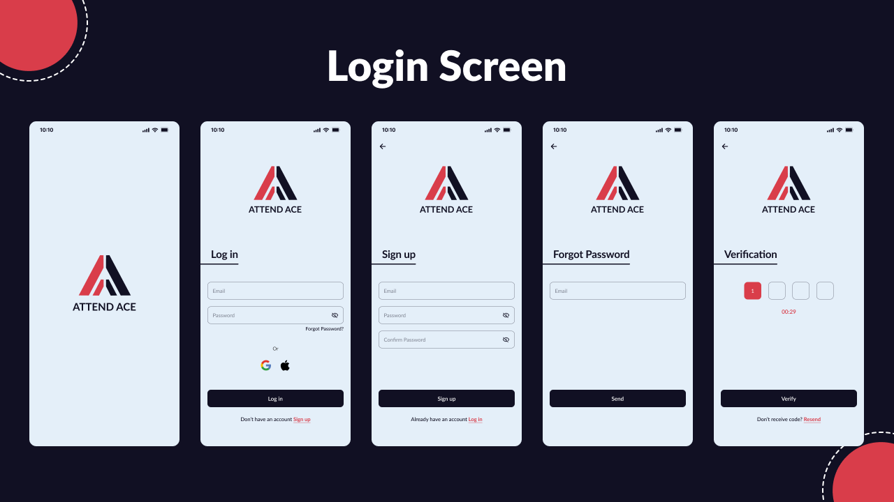 Onsite Online Attendance App - React Native Mobile Template for Check ...