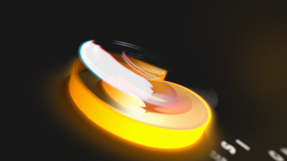 Glow Logo Reveal Logo Stings template preview