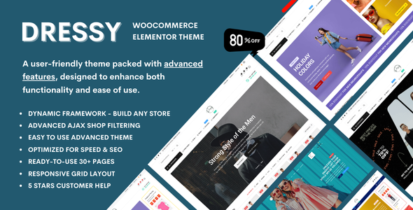 Dressy - Fashion Store WooCommerce WordPress Theme