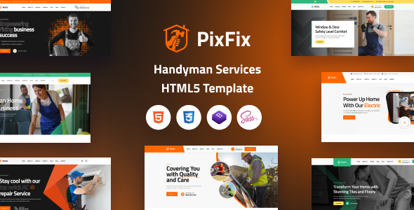 PixFix - Handyman Services HTML5 Template