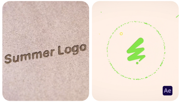 Summer Logo Opener Logo Stings template preview