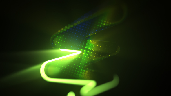 Fast Neon Logo Reveal Logo Stings template preview