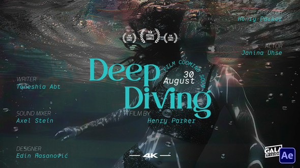 Negar Cinematic Titles Titles template preview