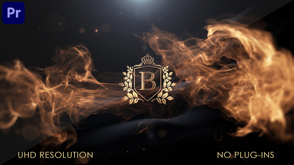 Particle Logo for Premiere Pro Premiere Pro template preview